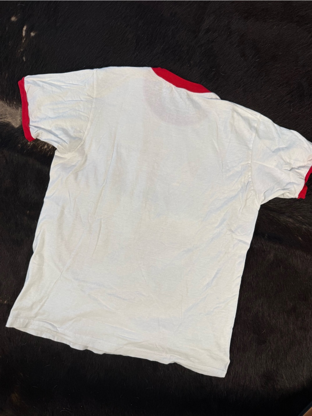 White & Red Steven Rhodes Graphic Ringer Tee - Picture 2 of 4
